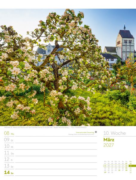 Produktbild: Malerisches Deutschland Wochenplaner Kalender 2027