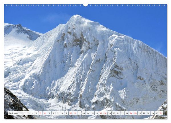 Produktbild: Der Manaslu Himal, gewaltige Bergriesen (Wandkalender 2027 DIN A2 quer), CALVENDO Monatskalender