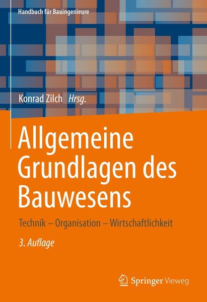 Produktbild: Allgemeine Grundlagen des Bauwesens