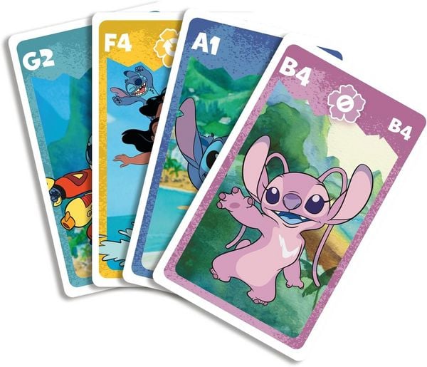 Produktbild: Shuffle 10049718 - Disney Stitch, 4in1 Kartenspiel