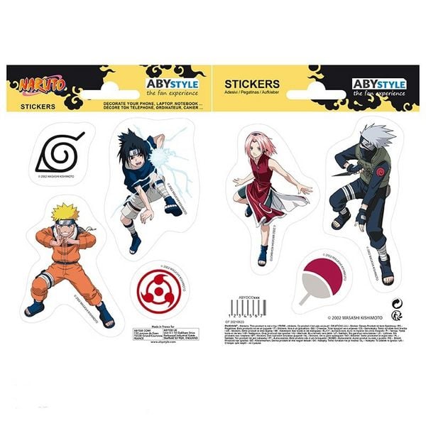 NARUTO Stickers Team 7 x5