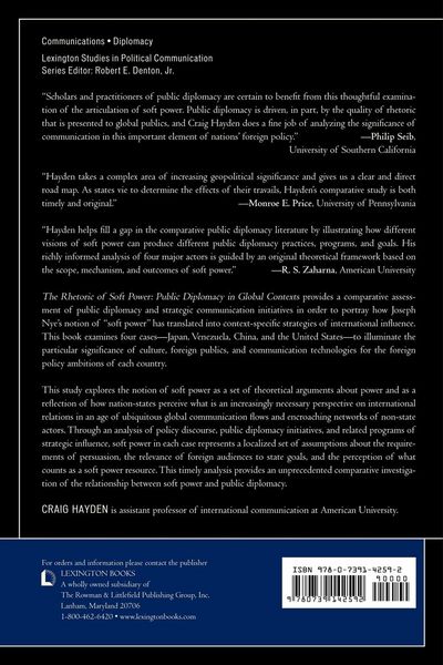 Produktbild: Rhetoric of Soft Power