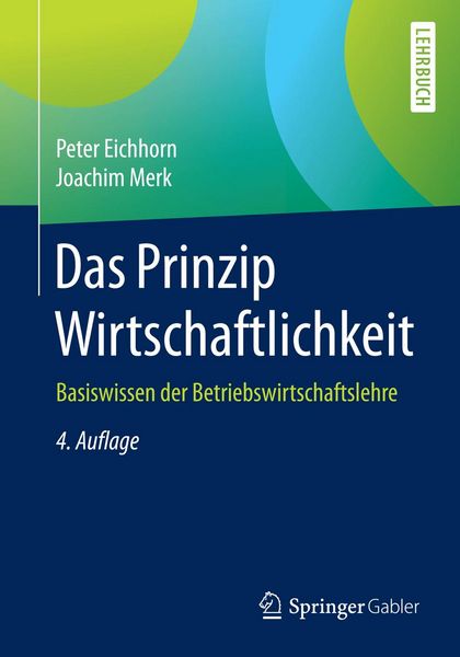 Produktbild: Das Prinzip Wirtschaftlichkeit