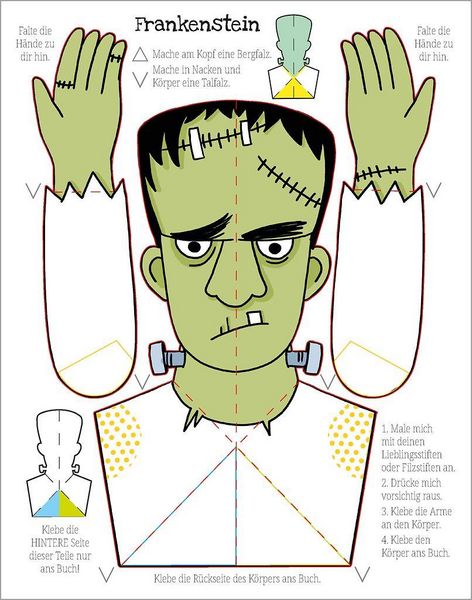 Produktbild: Dein Pop-Up Buch zum Selbermachen Monster