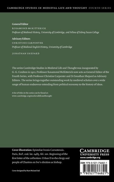 Produktbild: Canon Law and the Letters of Ivo of Chartres