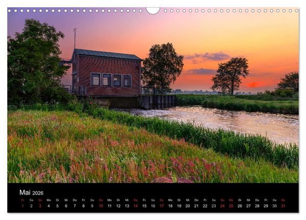 Produktbild: (Ost)Friesische Landschaften (Wandkalender 2026 DIN A3 quer), CALVENDO Monatskalender