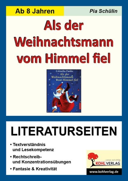 Produktbild: Als der Weihnachtsmann vom Himmel fiel - Literaturseiten