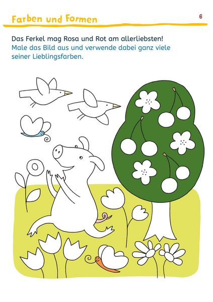 Produktbild: Mein bunter Lern- und R&auml;tselblock: Kindergarten