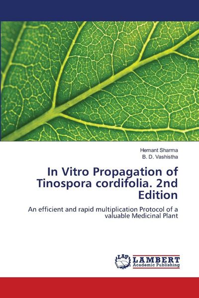 Produktbild: In Vitro Propagation of Tinospora cordifolia. 2nd Edition