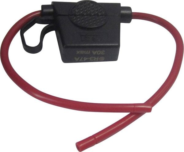 TRU COMPONENTS 1587493 TC-Wire 12AWG R3-47A (red colour) KFZ-Sicherungshalter  Passend für (Sicherungen) Flachsicherung 