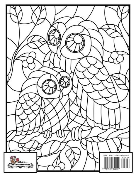 Produktbild: Stained Glass Coloring Book