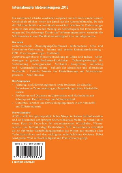 Produktbild: Internationaler Motorenkongress 2015