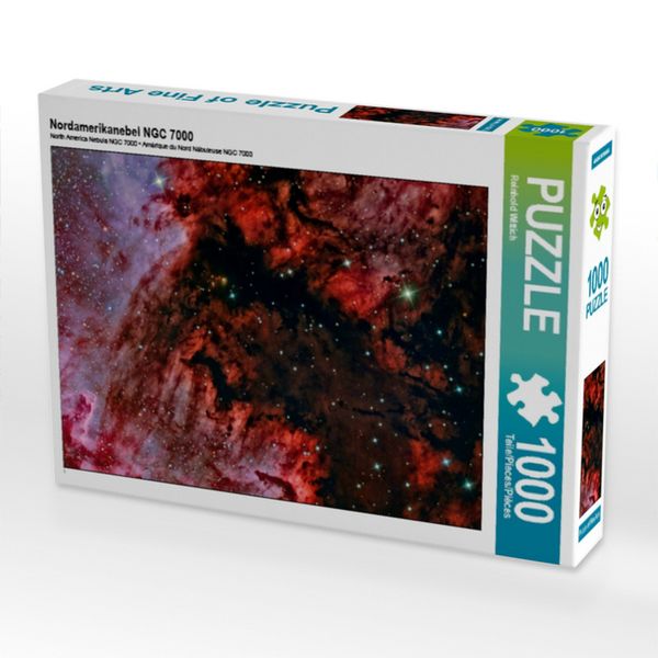 Produktbild: CALVENDO Puzzle Nordamerikanebel NGC 7000 1000 Teile Puzzle quer | 1000 Teile Lege-Gr&ouml;&szlig;e 64 &times; 48 cm Foto-Puzzle f&uuml;r gl&uuml;ckliche Stunden