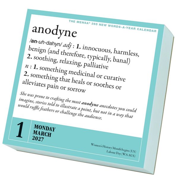 Produktbild: Mensa&reg; 365 New Words-a-Year Page-A-Day&reg; Calendar 2027