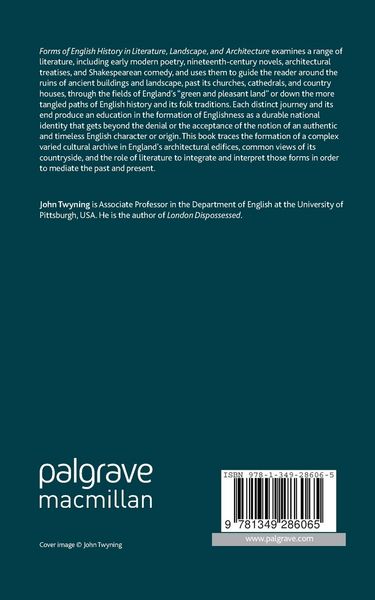 Produktbild: Forms of English History in Literature, Landscape, and Architecture