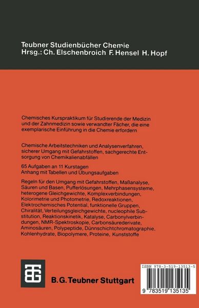 Produktbild: Chemisches Praktikum f&uuml;r Mediziner