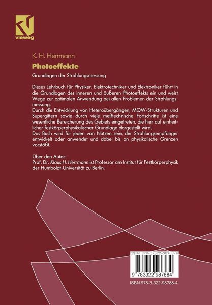 Produktbild: Der Photoeffekt
