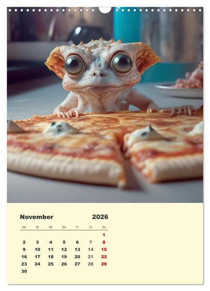 Produktbild: Kleine Gangster. Lustige Monster im Alltag (Wandkalender 2026 DIN A3 hoch), CALVENDO Monatskalender