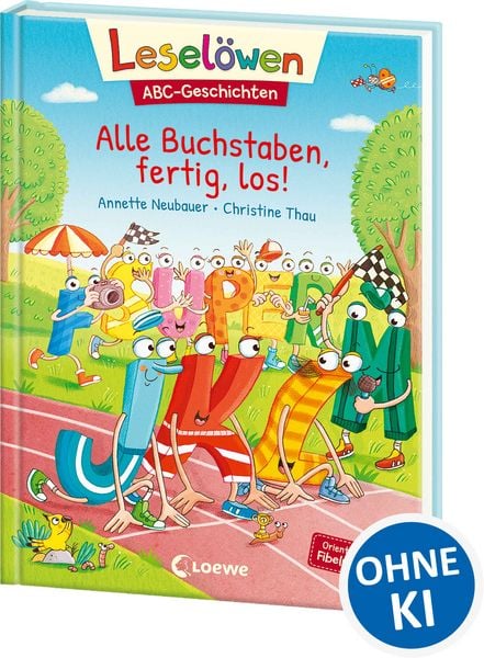 Produktbild: Lesel&ouml;wen ABC-Geschichten - Alle Buchstaben, fertig, los!