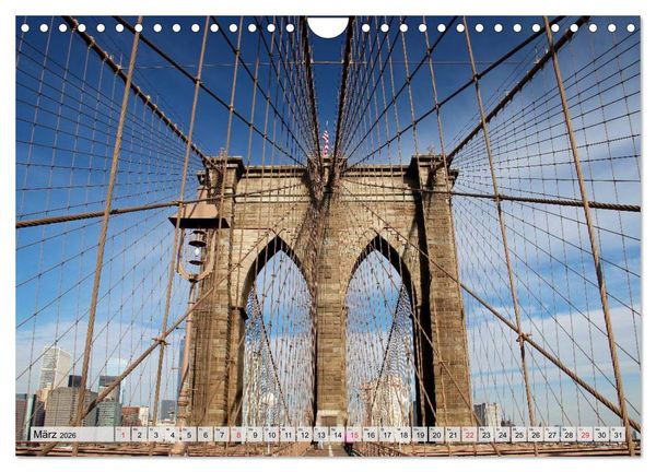 Produktbild: New York - Stadt deiner Tr&auml;ume (Wandkalender 2026 DIN A4 quer), CALVENDO Monatskalender