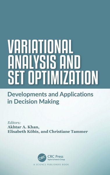 Produktbild: Variational Analysis and Set Optimization