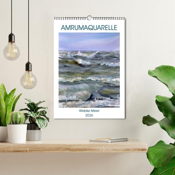 Produktbild: Amrumaquarelle (Wandkalender 2026 DIN A3 hoch), CALVENDO Monatskalender