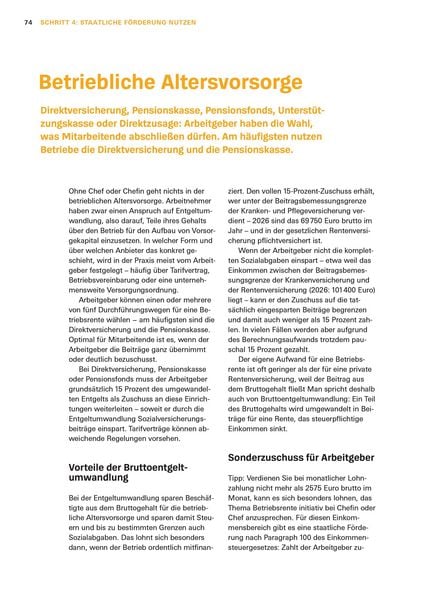 Produktbild: Altersvorsorge: Das Set
