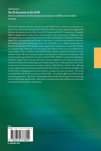Produktbild: The EU Accession to the ECHR