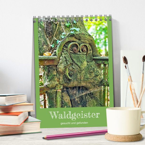 Produktbild: Waldgeister gesucht und gefunden (Tischkalender 2027 DIN A5 hoch), CALVENDO Monatskalender