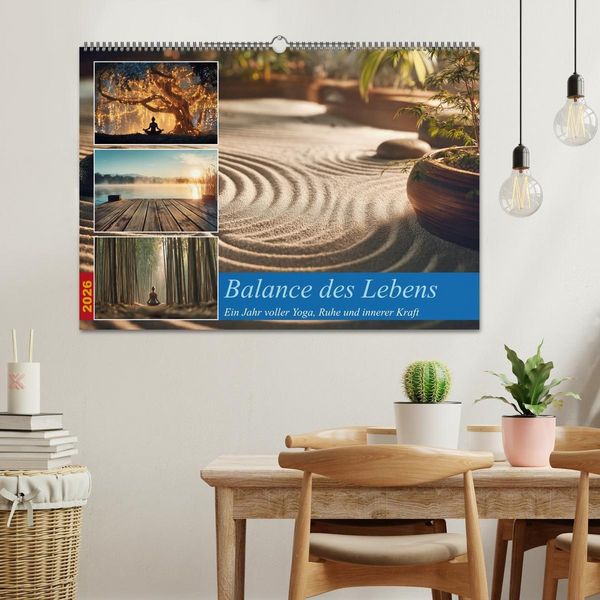 Produktbild: Balance des Lebens (Wandkalender 2026 DIN A2 quer), CALVENDO Monatskalender