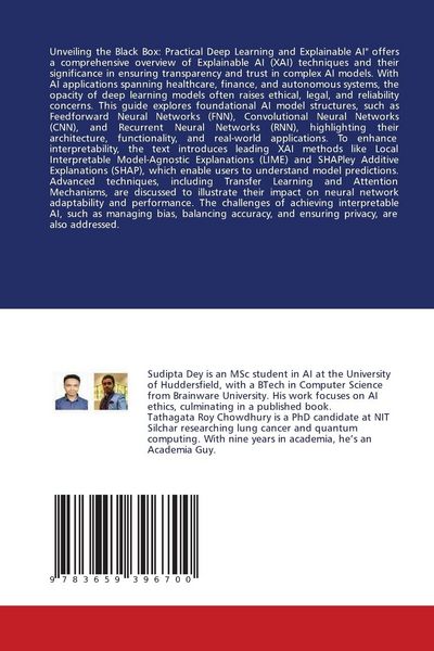 Produktbild: Unveiling the Black Box: Practical Deep Learning and Explainable AI