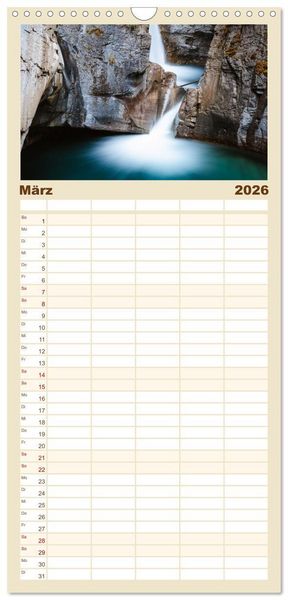 Produktbild: Familienplaner 2026 - Kanada - Abenteuer in den Nationalparks mit 5 Spalten (Wandkalender, 21 x 45 cm) CALVENDO
