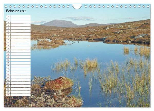 Produktbild: Einsame Natur - Terminkalender (Wandkalender 2026 DIN A4 quer), CALVENDO Monatskalender