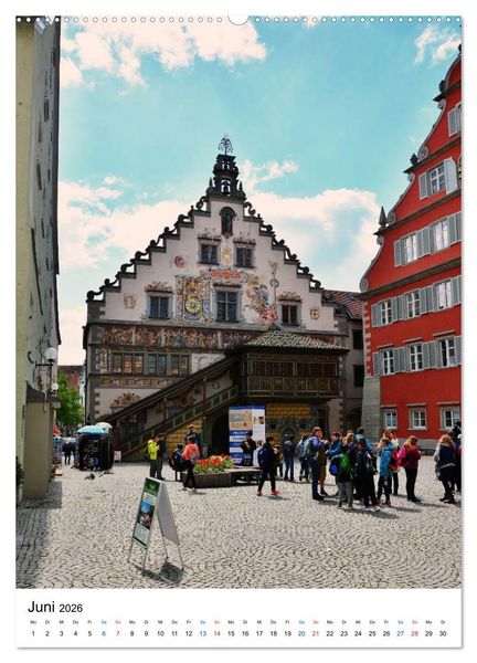 Produktbild: Lindau - Inselstadt am Bodensee (Wandkalender 2026 DIN A2 hoch), CALVENDO Monatskalender