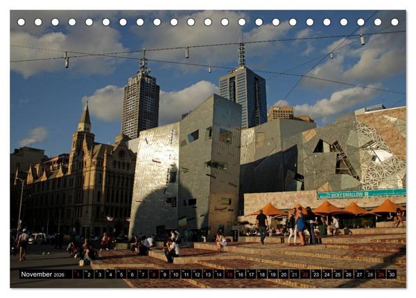 Produktbild: Melbourne (Tischkalender 2026 DIN A5 quer), CALVENDO Monatskalender