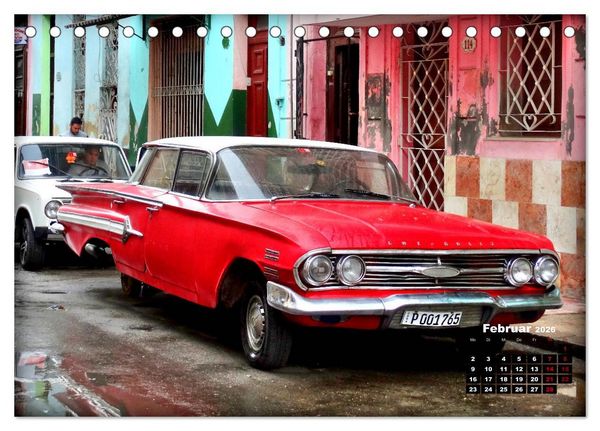 Produktbild: Oldtimer Hits 1960 (Tischkalender 2026 DIN A5 quer), CALVENDO Monatskalender