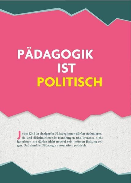 Haltung zeigen für demokratische Werte in Kita, Ganztag und Schule