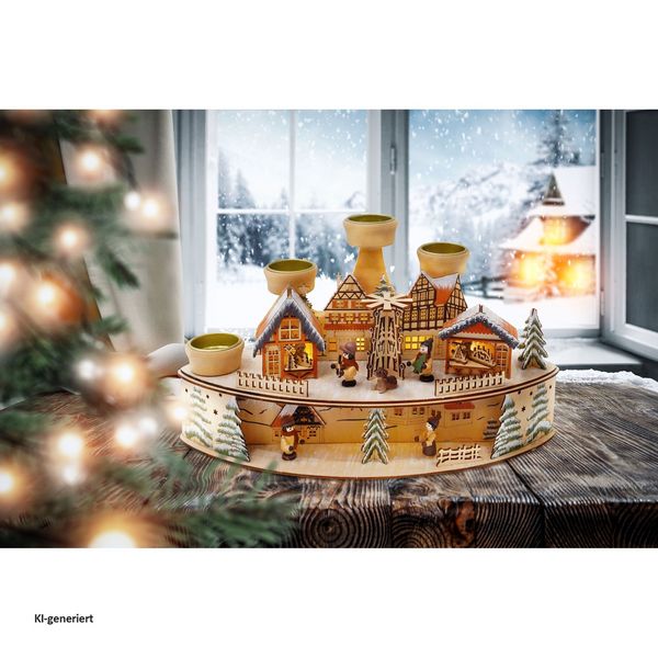 Produktbild: HTI-Living Kerzenst&auml;nder Weihnachtsdekoration Kerzenst&auml;nder Weihnachtsdekoration
