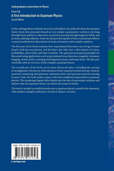 Produktbild: A First Introduction to Quantum Physics