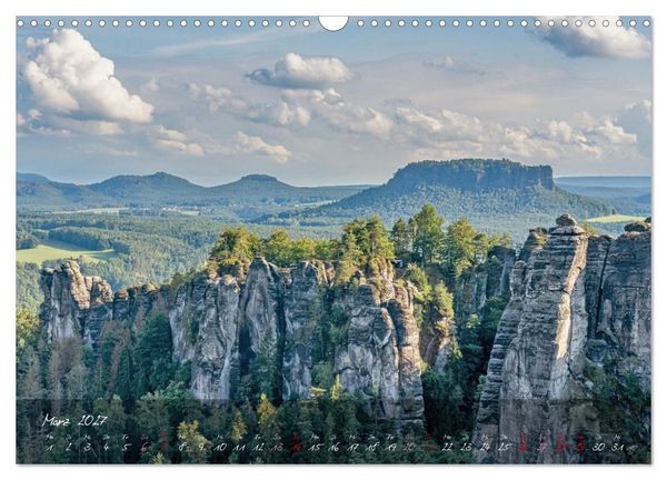 Produktbild: Landschaften der S&auml;chsischen Schweiz (Wandkalender 2027 DIN A3 quer), CALVENDO Monatskalender