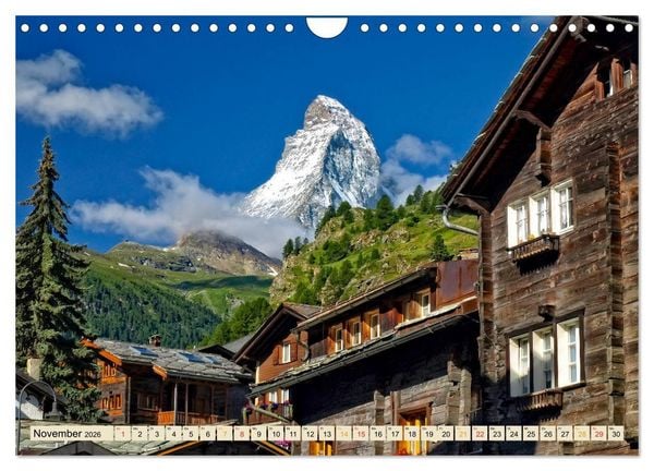 Produktbild: Auf der gro&szlig;en Tour durch die Schweiz, Etappe 1, Appenzell zum Genfer See (Wandkalender 2026 DIN A4 quer), CALVENDO Monatskalender