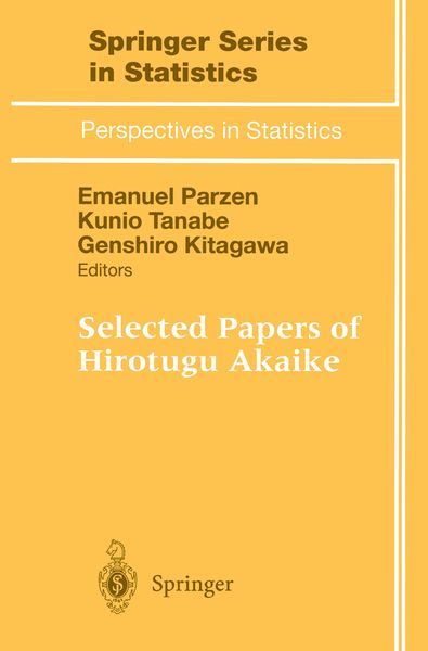 Produktbild: Selected Papers of Hirotugu Akaike