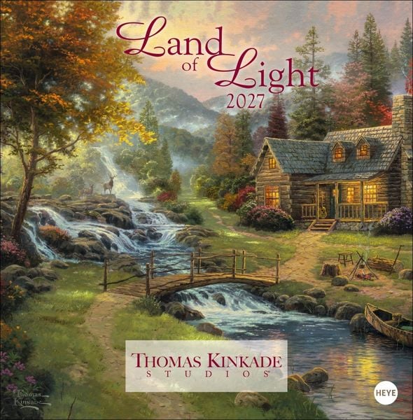 Produktbild: Thomas Kinkade: Land of Light Broschurkalender 2027
