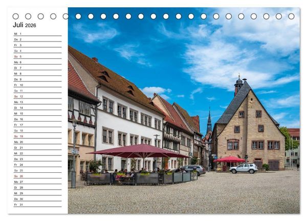 Produktbild: Sangerhausen (Tischkalender 2026 DIN A5 quer), CALVENDO Monatskalender