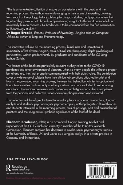 Produktbild: Jungian Dimensions of the Mourning Process, Burial Rituals and Access to the Land of the Dead