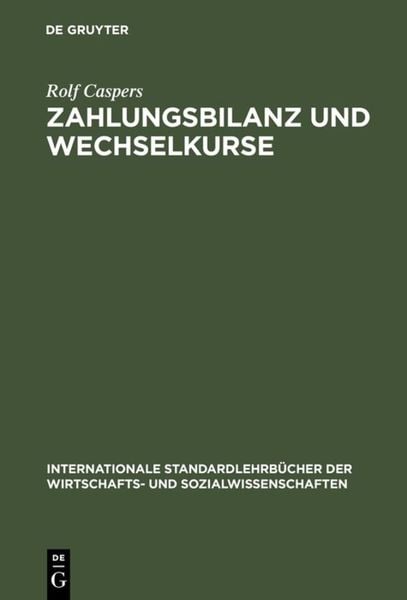 Produktbild: Zahlungsbilanz und Wechselkurse