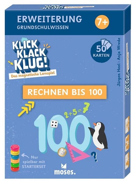 Produktbild: Klick Klack Klug Kartenset Rechnen bis 100 ab 7