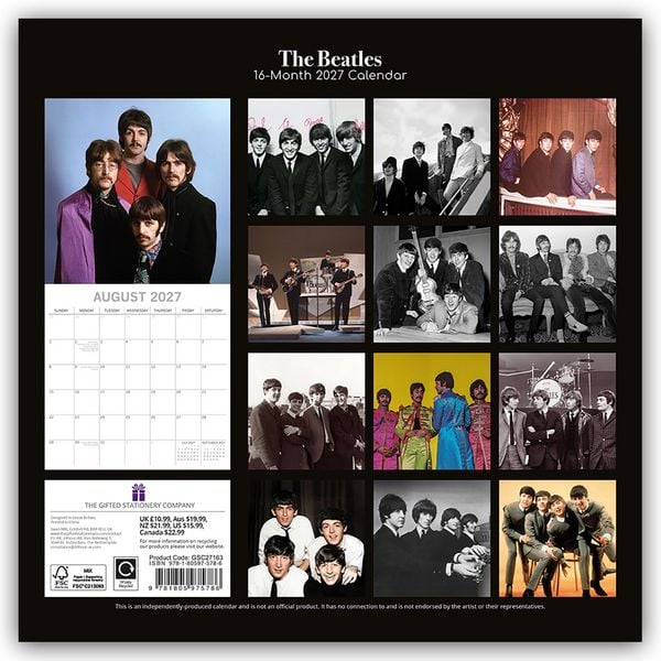 Produktbild: The Beatles 2027 &ndash; 16-Monatskalender