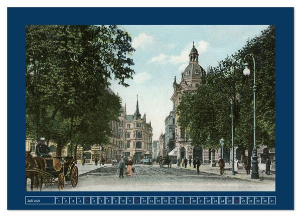 Produktbild: Historisches Bremen an der Weser von 1888 bis 1918 (Wandkalender 2026 DIN A4 quer), CALVENDO Monatskalender