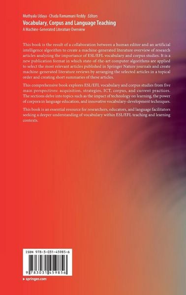 Produktbild: Vocabulary, Corpus and Language Teaching